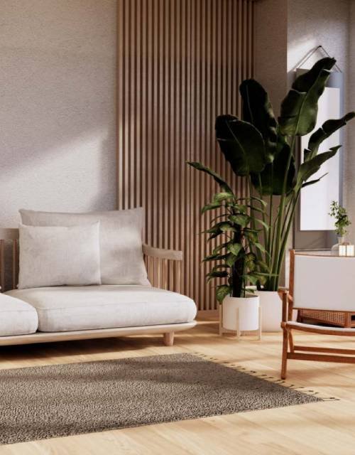 Featue wooden flooring