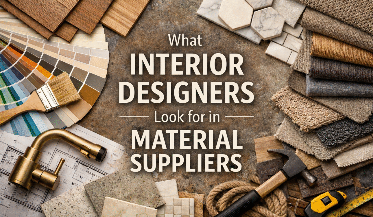 What Interior Designers Look for in Material Suppliers