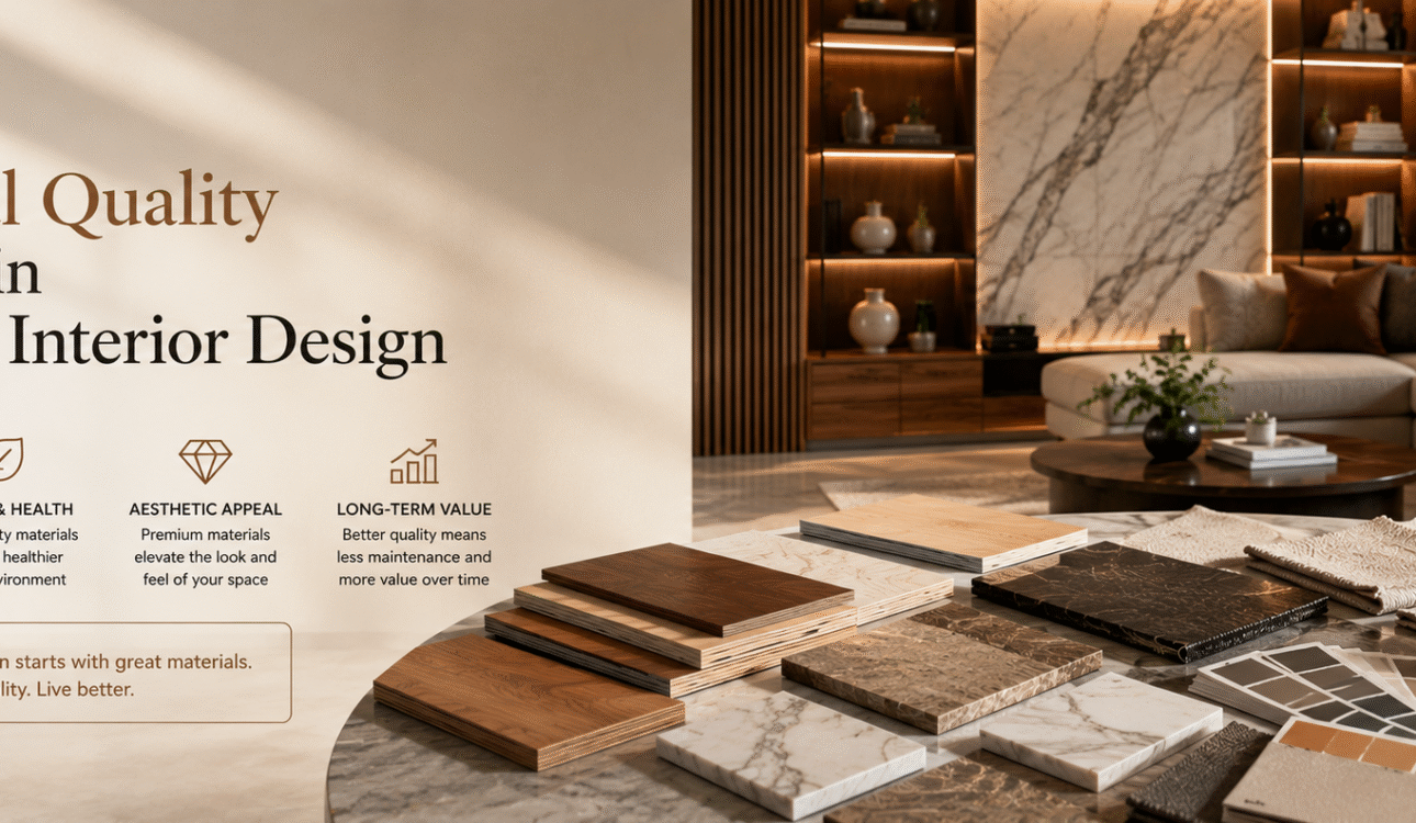 Why Material Quality Matters in Modern Interior Design