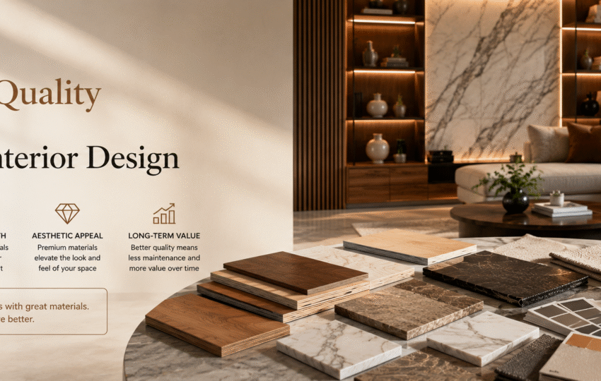 Why Material Quality Matters in Modern Interior Design