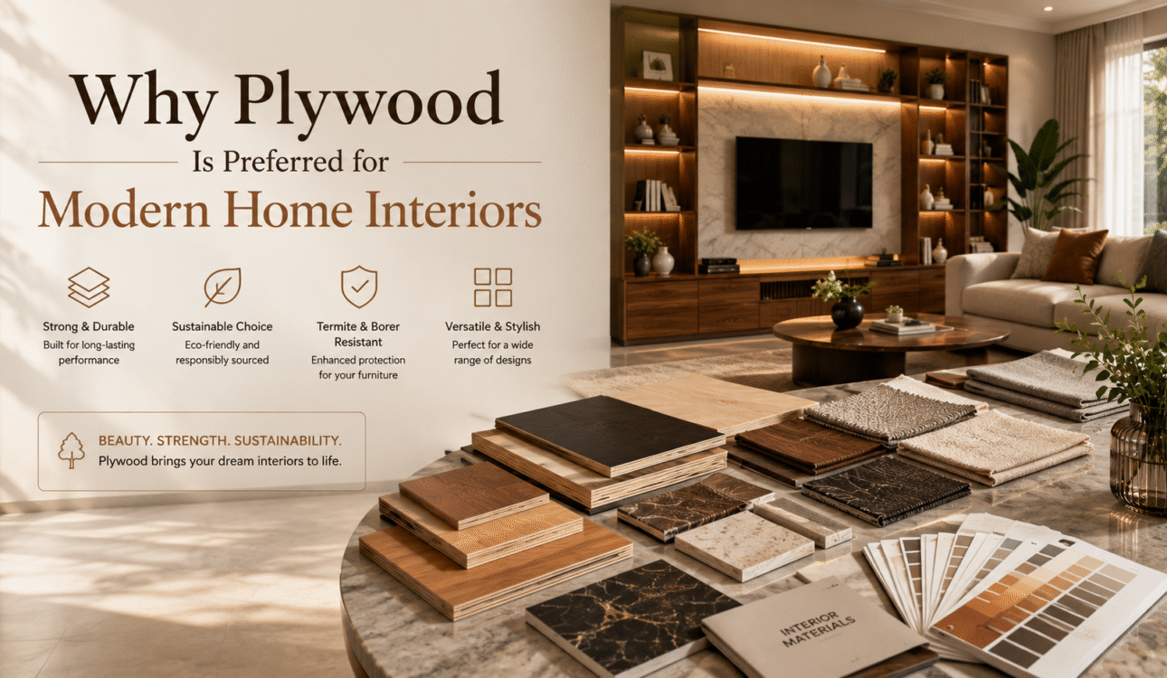 Why Plywood Is Preferred for Modern Home Interiors