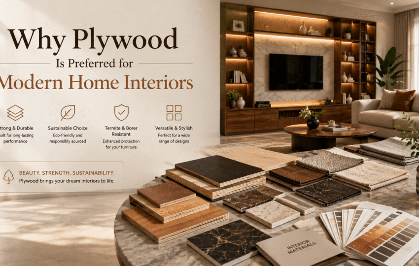 Why Plywood Is Preferred for Modern Home Interiors